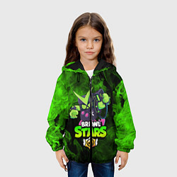 Куртка с капюшоном детская BRAWL STARS VIRUS 8-BIT, цвет: 3D-черный — фото 2