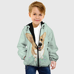 Куртка с капюшоном детская КОРГИ, цвет: 3D-черный — фото 2