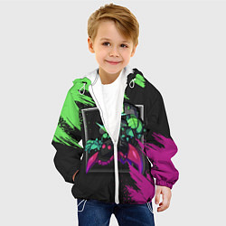Куртка с капюшоном детская Brawl Stars 8-BIT, цвет: 3D-белый — фото 2