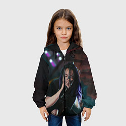 Куртка с капюшоном детская МУЗЫКА БИЛЛИ, цвет: 3D-черный — фото 2
