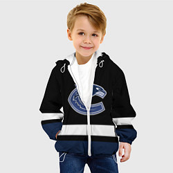 Куртка с капюшоном детская Vancouver Canucks, цвет: 3D-белый — фото 2