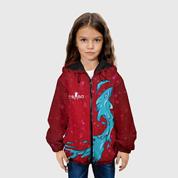 Куртка с капюшоном детская CS GO Water Elemental, цвет: 3D-черный — фото 2