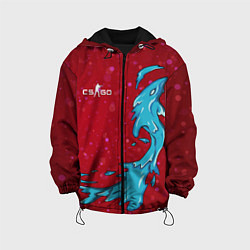 Куртка с капюшоном детская CS GO Water Elemental, цвет: 3D-черный