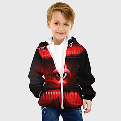 Куртка с капюшоном детская BIOHAZARD, цвет: 3D-белый — фото 2