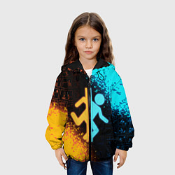 Куртка с капюшоном детская PORTAL, цвет: 3D-черный — фото 2