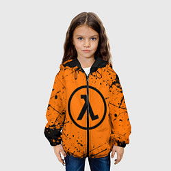 Куртка с капюшоном детская HALF-LIFE, цвет: 3D-черный — фото 2