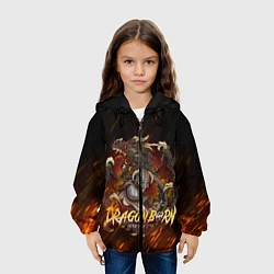 Куртка с капюшоном детская THE ELDER SCROLLS, цвет: 3D-черный — фото 2
