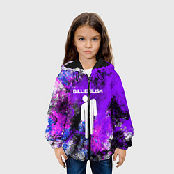 Куртка с капюшоном детская BILLIE ELLISH, цвет: 3D-черный — фото 2