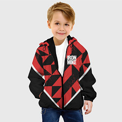 Куртка с капюшоном детская Iron Mike, цвет: 3D-черный — фото 2