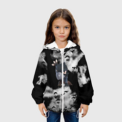 Куртка с капюшоном детская Ворон, цвет: 3D-белый — фото 2