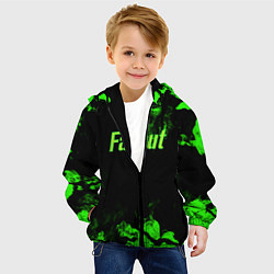 Куртка с капюшоном детская FALLOUT, цвет: 3D-черный — фото 2