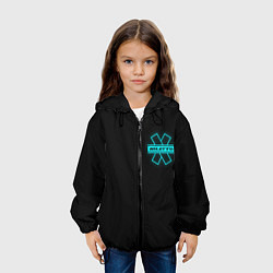Куртка с капюшоном детская NILETTO, цвет: 3D-черный — фото 2