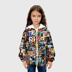 Куртка с капюшоном детская Постеры фильмов, цвет: 3D-белый — фото 2