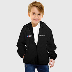 Куртка с капюшоном детская BMW M PERFORMANCE, цвет: 3D-черный — фото 2