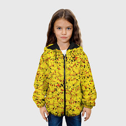 Куртка с капюшоном детская Пикачу, цвет: 3D-черный — фото 2