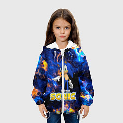 Куртка с капюшоном детская СОНИК, цвет: 3D-белый — фото 2
