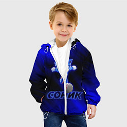 Куртка с капюшоном детская SONIC, цвет: 3D-белый — фото 2