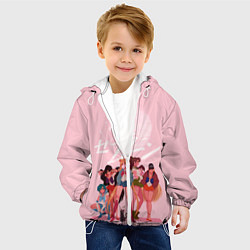 Куртка с капюшоном детская PINK SAILOR MOON, цвет: 3D-белый — фото 2