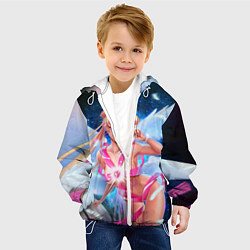 Куртка с капюшоном детская HI, цвет: 3D-белый — фото 2