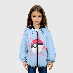 Куртка с капюшоном детская ПОКЕБОЛ, цвет: 3D-черный — фото 2