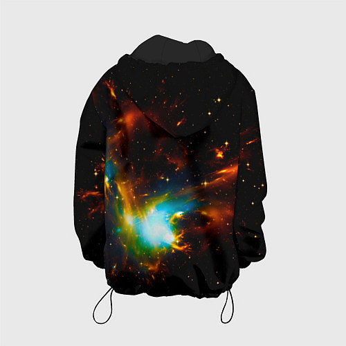 Детская куртка Галактика / 3D-Черный – фото 2