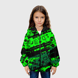 Куртка с капюшоном детская Roblox, цвет: 3D-черный — фото 2