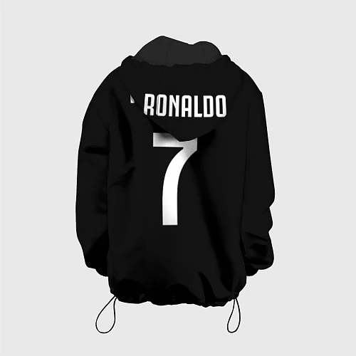 Детская куртка Форма Ronaldo / 3D-Черный – фото 2