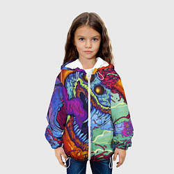 Куртка с капюшоном детская HYPERBEAST, цвет: 3D-белый — фото 2