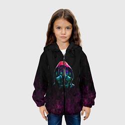 Куртка с капюшоном детская Эпидемия, цвет: 3D-черный — фото 2