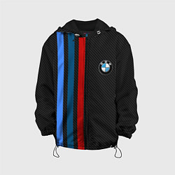 Куртка с капюшоном детская BMW CARBON, цвет: 3D-черный