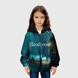 Куртка с капюшоном детская Bloodborne, цвет: 3D-черный — фото 2