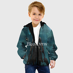 Куртка с капюшоном детская Bloodborne, цвет: 3D-черный — фото 2
