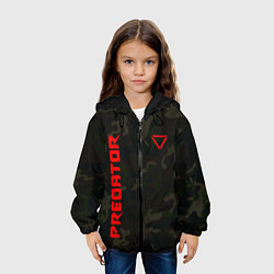 Куртка с капюшоном детская Predator Military, цвет: 3D-черный — фото 2