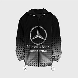 Куртка с капюшоном детская Mercedes-Benz, цвет: 3D-черный