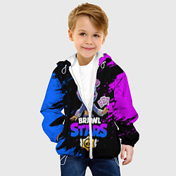 Куртка с капюшоном детская Brawl Stars TARA, цвет: 3D-белый — фото 2