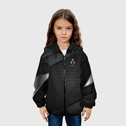 Куртка с капюшоном детская Assassins Creed, цвет: 3D-черный — фото 2