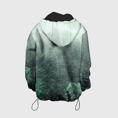 Детская куртка Туманный лес / 3D-Черный – фото 2
