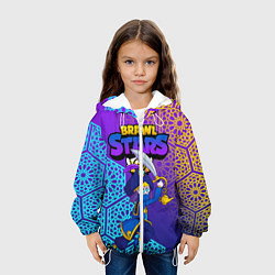 Куртка с капюшоном детская MORTIS BRAWL STARS, цвет: 3D-белый — фото 2