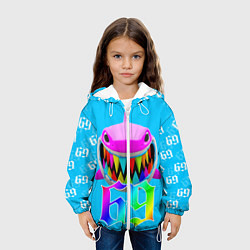 Куртка с капюшоном детская 6IX9INE, цвет: 3D-белый — фото 2