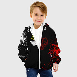 Куртка с капюшоном детская Добро и зло, Payton Moormeier, цвет: 3D-белый — фото 2