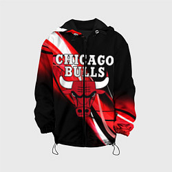 Куртка с капюшоном детская CHICAGO BULLS, цвет: 3D-черный