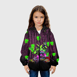 Куртка с капюшоном детская Virus 8-Bit, цвет: 3D-черный — фото 2