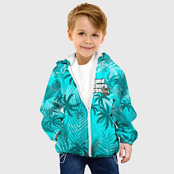 Куртка с капюшоном детская GTA V, цвет: 3D-белый — фото 2