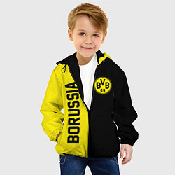 Куртка с капюшоном детская BORUSSIA, цвет: 3D-черный — фото 2