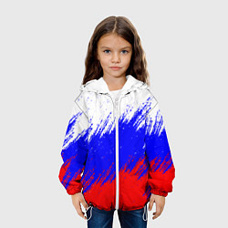 Куртка с капюшоном детская Россия, цвет: 3D-белый — фото 2