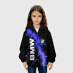 Куртка с капюшоном детская BMW, цвет: 3D-черный — фото 2