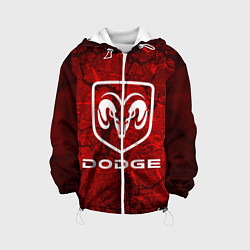 Куртка с капюшоном детская DODGE, цвет: 3D-белый