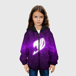 Куртка с капюшоном детская Fairy Tail, цвет: 3D-черный — фото 2