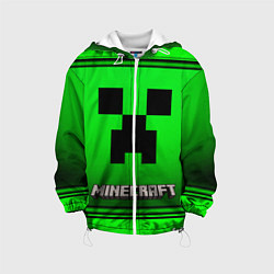 Куртка с капюшоном детская Minecraft, цвет: 3D-белый