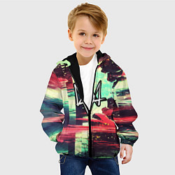 Куртка с капюшоном детская WATCH DOGS GAME, цвет: 3D-черный — фото 2